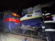 Ukraine train collision near Lviv injures five including driver