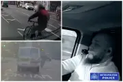 Van driver jailed for mowing down cyclist in road rage incident