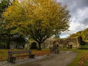 Whalley: Lancashire village with ruins, viaduct and autumn walks