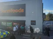 Woman crashes car into Liverpool Farmfoods supermarket